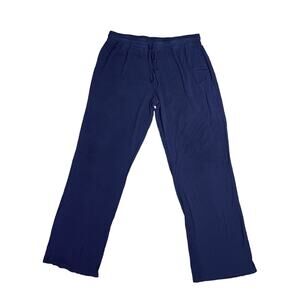 HONEYDEW Navy Blue Drawstring Elastic Waist Pajama Pants Women’s Size Small